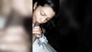 Local Marathi girlfriend sucks black cock