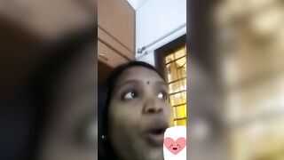 Cheating Marathi bhabhi shows her black pussy to lover
