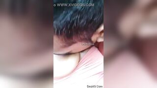 Mumbai aunty cock sucking and boobs masti in car