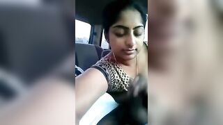 Hot kalyan bhabhi blows in the car