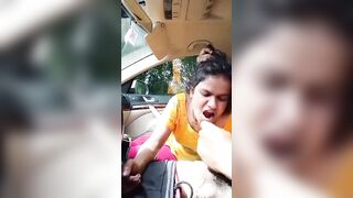 Desi pune whore sucks in car